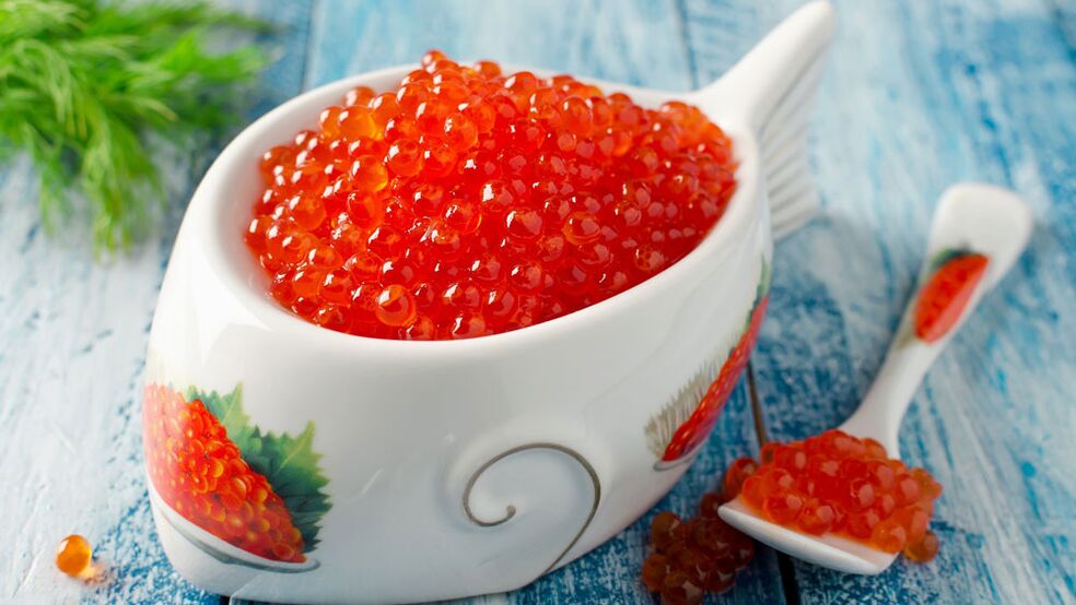 Red caviar is the most powerful aphrodisiac for men