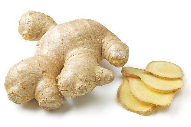 Ginger root in a man's diet will have a beneficial effect on potency
