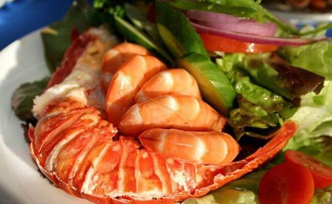 Seafood in the diet of men after 60 will increase their potency