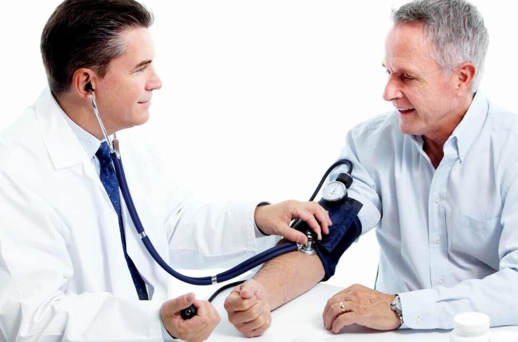 a man over 50 and not very powerful consults a doctor